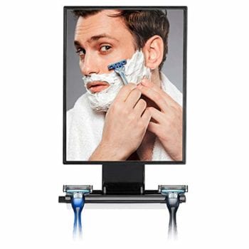 ToiletTree Products Deluxe Fogless Shower Mirror with Squeegee (Large)