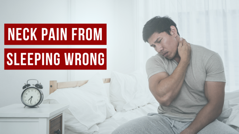 How to Get Rid Of Neck Pain from Sleeping Wrong