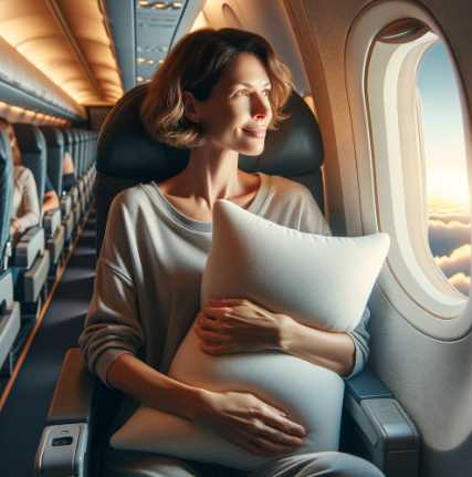 Yes, you can take a travel pillow on a plane.